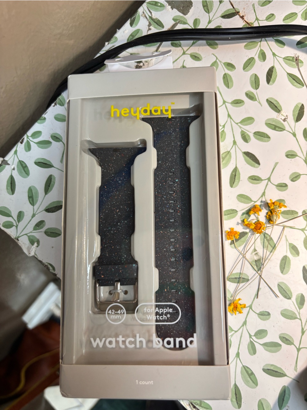 heyday speckled Black Apple Watch Band (42-49mm)
